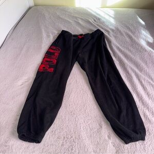 Polo by Ralph Lauren Black Sweatshirt with Blue and Yellow Tag